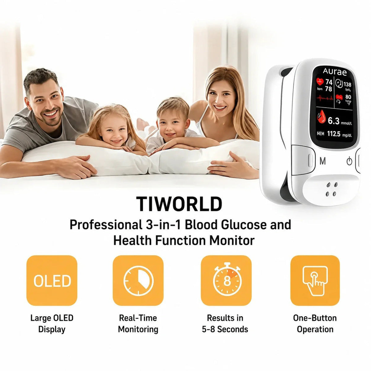 Jansnoea™ Introduces the newly launched non-invasive smart blood glucose meter🔥