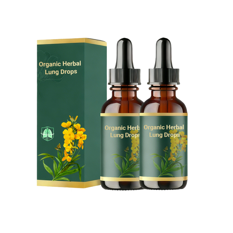 Gouttes Bio aux Herbes pour les Poumons
