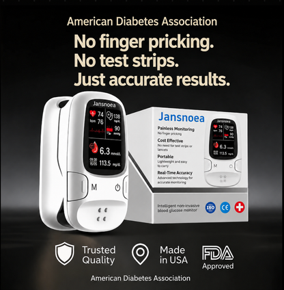 Jansnoea™ Introduces the newly launched non-invasive smart blood glucose meter🔥
