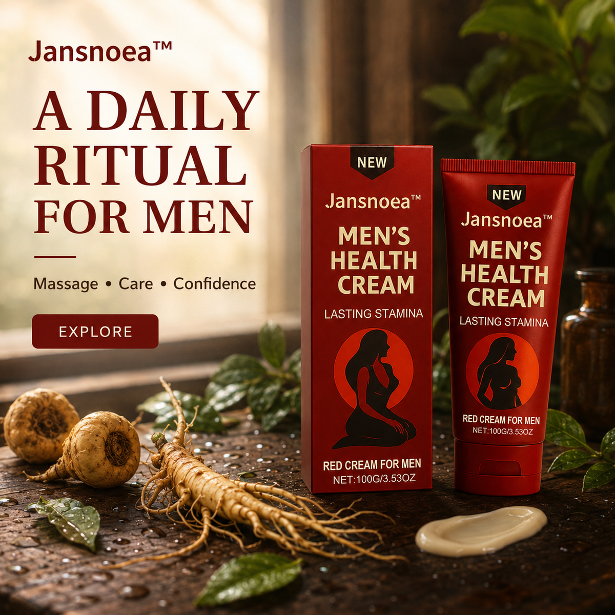 Men's Cream | Increases penis size several times over with just one use