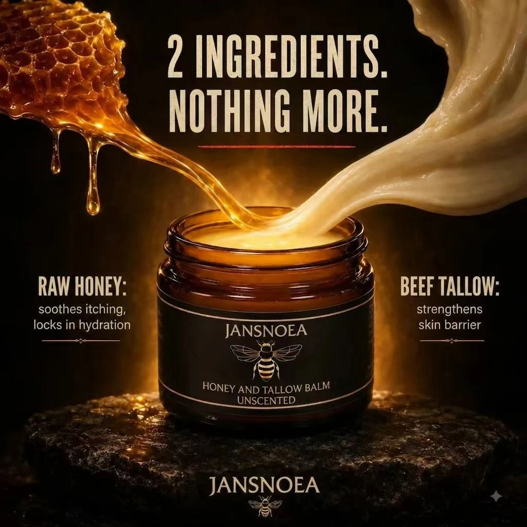 Jansnoea Honey & Grass-Fed Beef Tallow Balm